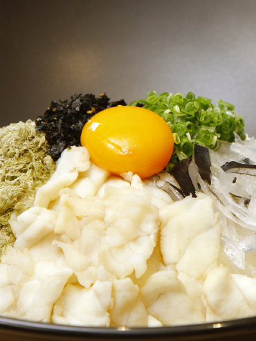 Specialty Bowl of rice topped with Fugu